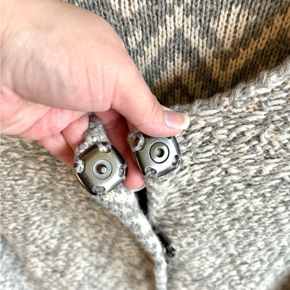 Marc O Polo 100% Virgin Lambswool Chunky Cardigan with Front Pockets size L - Picture 4 of 5